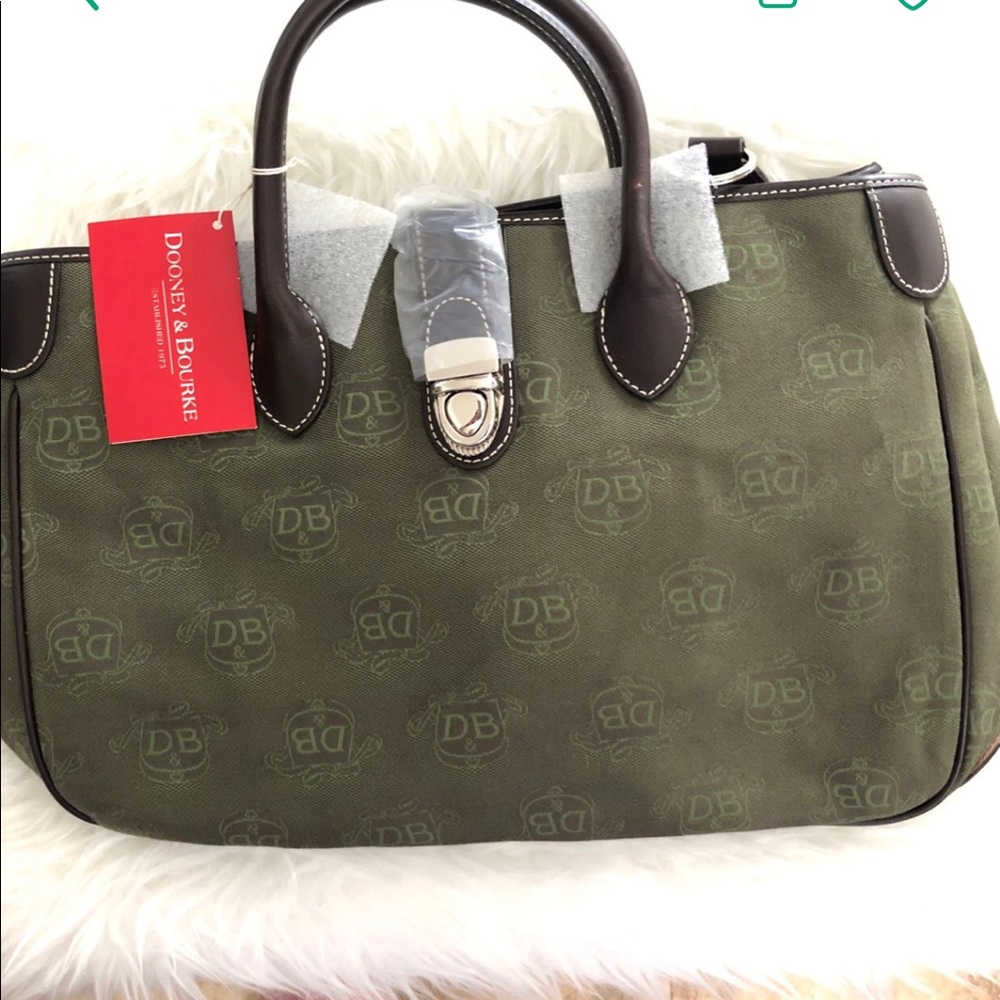 Army green Dooney and Bourke bag
